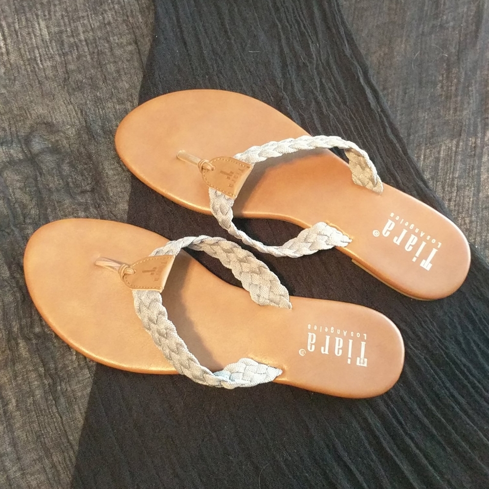 Braided sandals